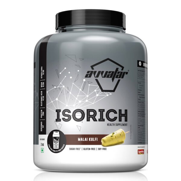 Avvatar Isorich Malai Kulfi 2kg AVVATAR ISORICH ISOLATE WHEY